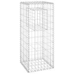 Vidaxl poteau  panier de gabion 40x40x100 cm fer