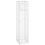 Vidaxl poteau a panier de gabion 40x40x180 cm fer