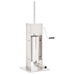 Vidaxl poussoir a saucisse manuel argent� 5 l acier inoxydable