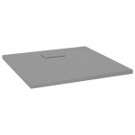 Vidaxl receveur de douche smc gris 90x90 cm Vidaxl receveur de douche smc gris 90x90 cm