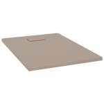 Vidaxl receveur de douche smc marron 100x70 cm
