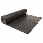 Vidaxl sacs poubelles 250 pcs noir 120 l