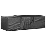 Vidaxl sac de rangement pour sapin de no�l noir 135x40x55 cm pe