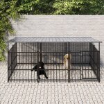 Vidaxl salon de jardin 20 pi�ces noir en polyrotin