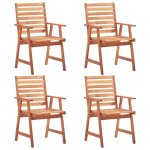 Vidaxl salon de jardin 6 pcs avec coussins gris fonc� bambou