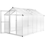 Vidaxl serre aluminium 302x190x195 cm 11, 19 m