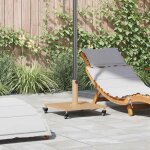 Vidaxl socles de parasol d'extérieur bois clair 45 x 45 x 31. 5 cm Vidaxl socles de parasol d'extérieur bois clair 45 x 45 x 31. 5 cm