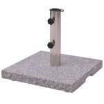 Vidaxl socle de parasol en granite 20 kg