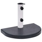 Vidaxl socle de parasol noir 40x28x4 cm granite Vidaxl socle de parasol noir 40x28x4 cm granite
