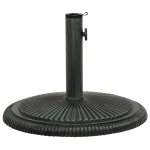 Vidaxl socle de parasol vert 45x45x30 cm fonte Vidaxl socle de parasol vert 45x45x30 cm fonte