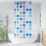 Vidaxl store roulant de douche 120x240 cm cercle
