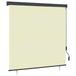 Vidaxl store roulant d'extrieur 160x250 cm crme