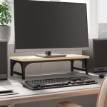 Vidaxl support de moniteur chne sonoma 55x23x14 cm bois d'ingnierie