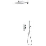 Vidaxl système de douche acier inoxydable 201 argenté Vidaxl système de douche acier inoxydable 201 argenté