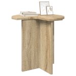 Vidaxl table d'appoint avec stockage 2 pcs ch�ne sonoma Ø 39 x 38 cm