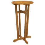 Vidaxl table de bar de jardin �60x105 cm bois d'acacia solide