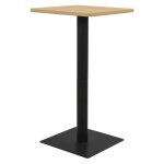 Vidaxl table de bistro couleur chne 50x50x107 cm