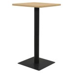 Vidaxl table de bistro couleur chne 70x70x107 cm