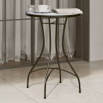 Vidaxl table de bistro mosaque bleu et blanc Ø50x70 cm cramique