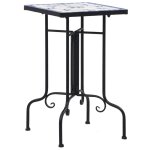 Vidaxl table de bistro mosaïque bleu et blanc céramique Vidaxl table de bistro mosaïque bleu et blanc céramique