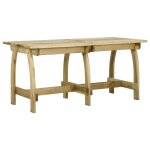 Vidaxl table de jardin 160x74x75 cm bois de pin imprégné Vidaxl table de jardin 160x74x75 cm bois de pin imprégné