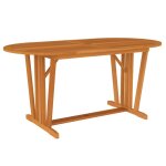 Vidaxl table de jardin 160x85x75 cm bois d'eucalyptus solide