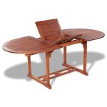 Vidaxl table de jardin 200x100x74 cm bois d'acacia massif
