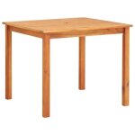 Vidaxl table de jardin 88x88x74 cm bois d'acacia massif