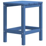 Vidaxl table de jardin adirondack bleu marine 38x38x46 cm pehd Vidaxl table de jardin adirondack bleu marine 38x38x46 cm pehd