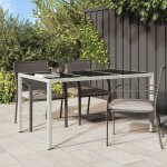 Vidaxl table de jardin blanche 150x90x75 cm poly rattan Vidaxl table de jardin blanche 150x90x75 cm poly rattan