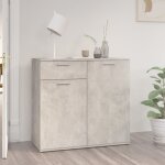 Vidaxl table de jardin avec dessus en bois gris 110x68x70 cm rotin