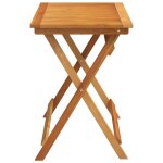 Vidaxl table de jardin pliante rectangulaire 100x55x75 cm bois massif acacia