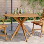 Vidaxl table de jardin ronde ø85x75 cm bois d'acacia solide Vidaxl table de jardin ronde ø85x75 cm bois d'acacia solide