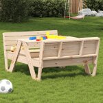 Vidaxl table de pique - nique pour enfants 88x122x58 cm bois massif pin Vidaxl table de pique - nique pour enfants 88x122x58 cm bois massif pin