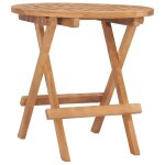 Vidaxl table pliable de jardin 50x50x50 cm bois de teck solide