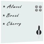 Vidaxl tableau noir magn�tique mural verre 50x50 cm