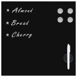 Vidaxl tableau noir magn�tique mural verre 60x60 cm