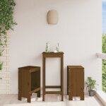 Vidaxl tabourets 2 pcs marron miel 40x36x75 cm bois massif de pin Vidaxl tabourets 2 pcs marron miel 40x36x75 cm bois massif de pin