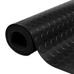 Vidaxl tapis en caoutchouc antidrapant avec points 2 x 1 m