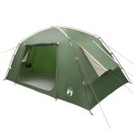 Vidaxl tente cabane avec toit vert 400 x 210 x 180 cm polyester