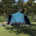Vidaxl tente dme avec toit avec stockage bleu 505 x 450 x 248 cm