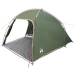 Vidaxl tente cabane avec toit vert 370 x 230 x 185 cm taffetas