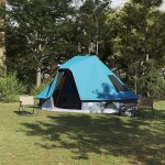 Vidaxl tente familiale tipi bleue 6 - personnes etanche Vidaxl tente familiale tipi bleue 6 - personnes etanche