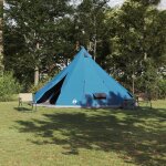 Vidaxl tente familiale tipi bleue impermable pour 12 personnes