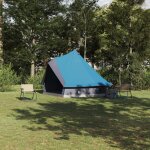 Vidaxl tente familiale tipi bleue imperméable pour 8 personnes Vidaxl tente familiale tipi bleue imperméable pour 8 personnes
