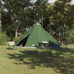 Vidaxl tente familiale tipi verte 12 personnes impermable