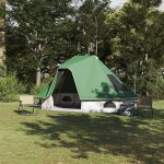 Vidaxl tente tipi avec toit vert 466 x 310 x 240 cm taffetas