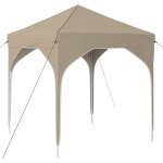 Vidaxl tente de f�te pop - up 194 x 194 x 245 cm cr�me