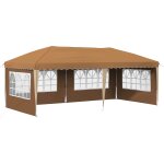 Vidaxl tente de f�te pop - up 575 x 289 x 245 cm beige
