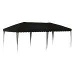 Vidaxl tente de f�te pop - up 575 x 290 x 245 cm noir